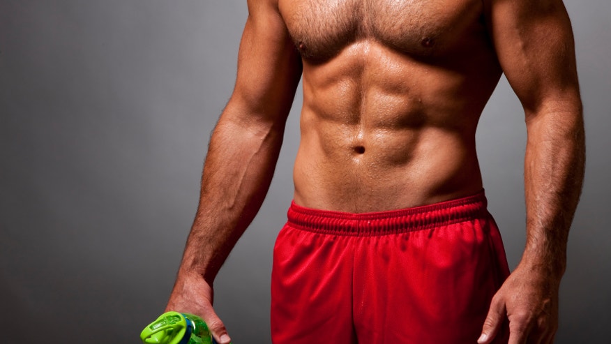 man abs